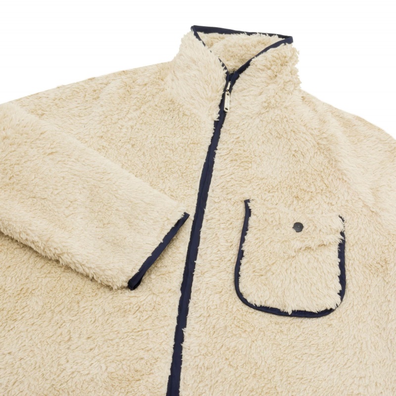 Jaqueta High Cherry Fleece Bege